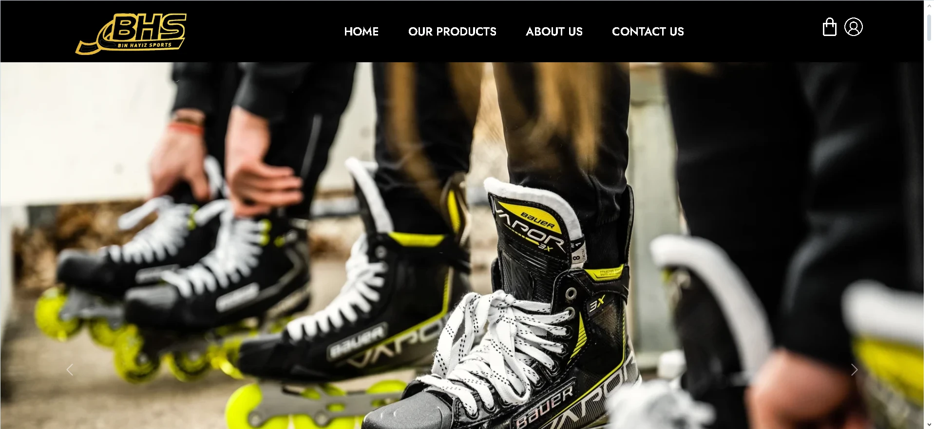 BHS Sports - Ecommerce Website